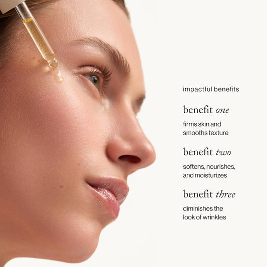 goop Beauty Nutrient Face Oil | Anti Aging Moisturizer for Smooth Skin Texture & Wrinkles | Bakuchiol, Cacay, & Organic Amla | 1 fl oz