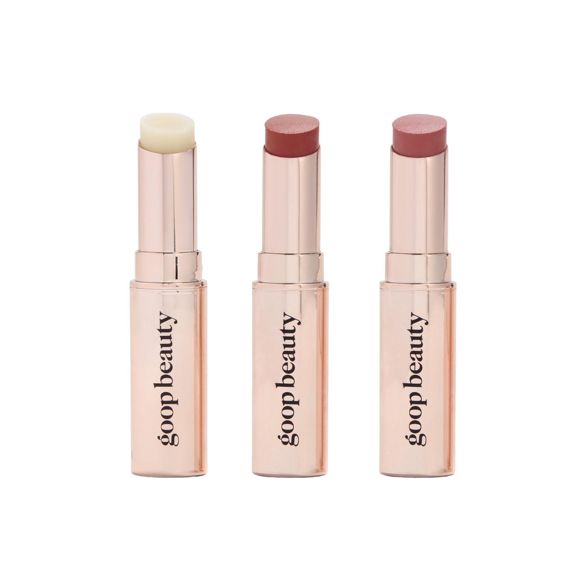 goop Beauty Clean Lip Balm | Dry Lips Treatment | Coconut Oil, Pomegranate Extract, & Shea Butter | Petroleum Free | 0.16 oz