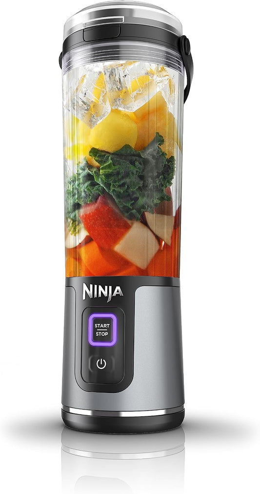 Ninja Blast Portable Blender | Cordless | 18-oz. Vessel | Personal Mixer for Shakes & Smoothies | BPA Free | Leakproof Lid & Sip Spout | USB-C Rechargeable | Dishwasher Safe Parts | Black | BC151BK