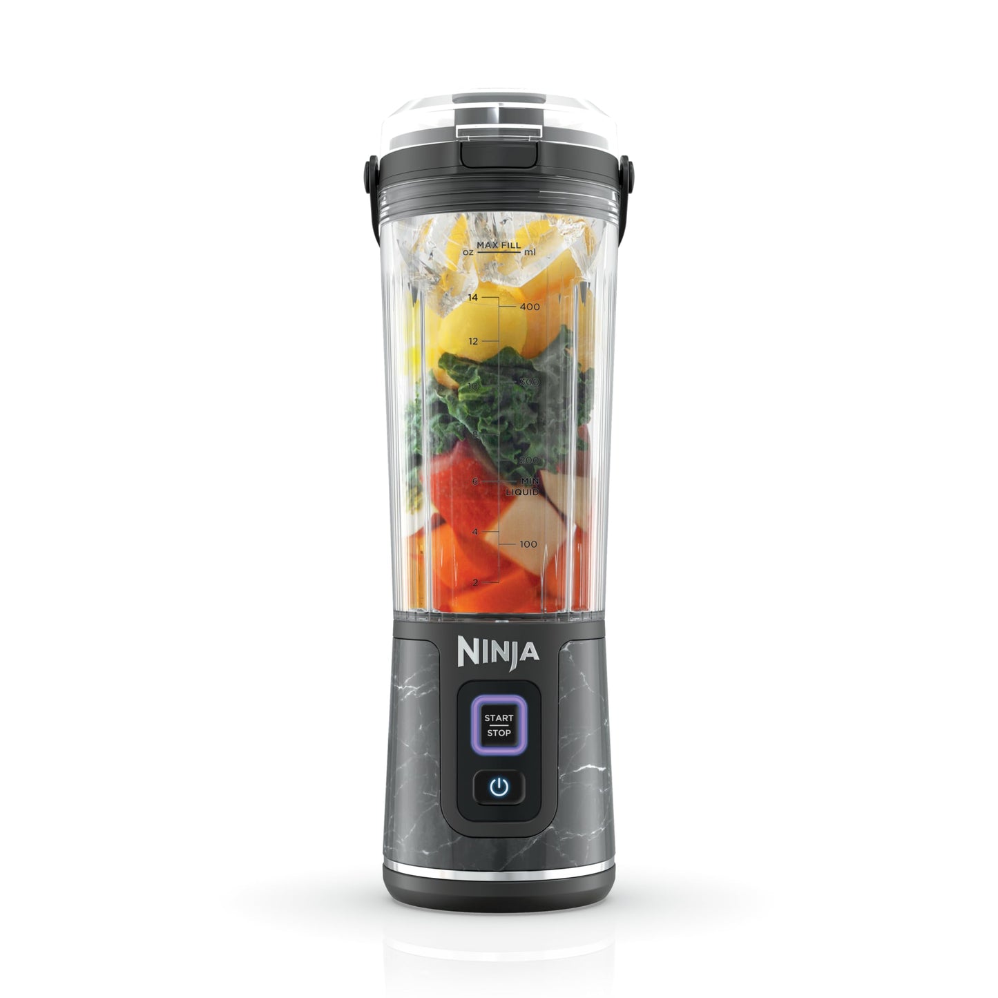 Ninja Blast Portable Blender | Cordless | 18-oz. Vessel | Personal Mixer for Shakes & Smoothies | BPA Free | Leakproof Lid & Sip Spout | USB-C Rechargeable | Dishwasher Safe Parts | Black | BC151BK