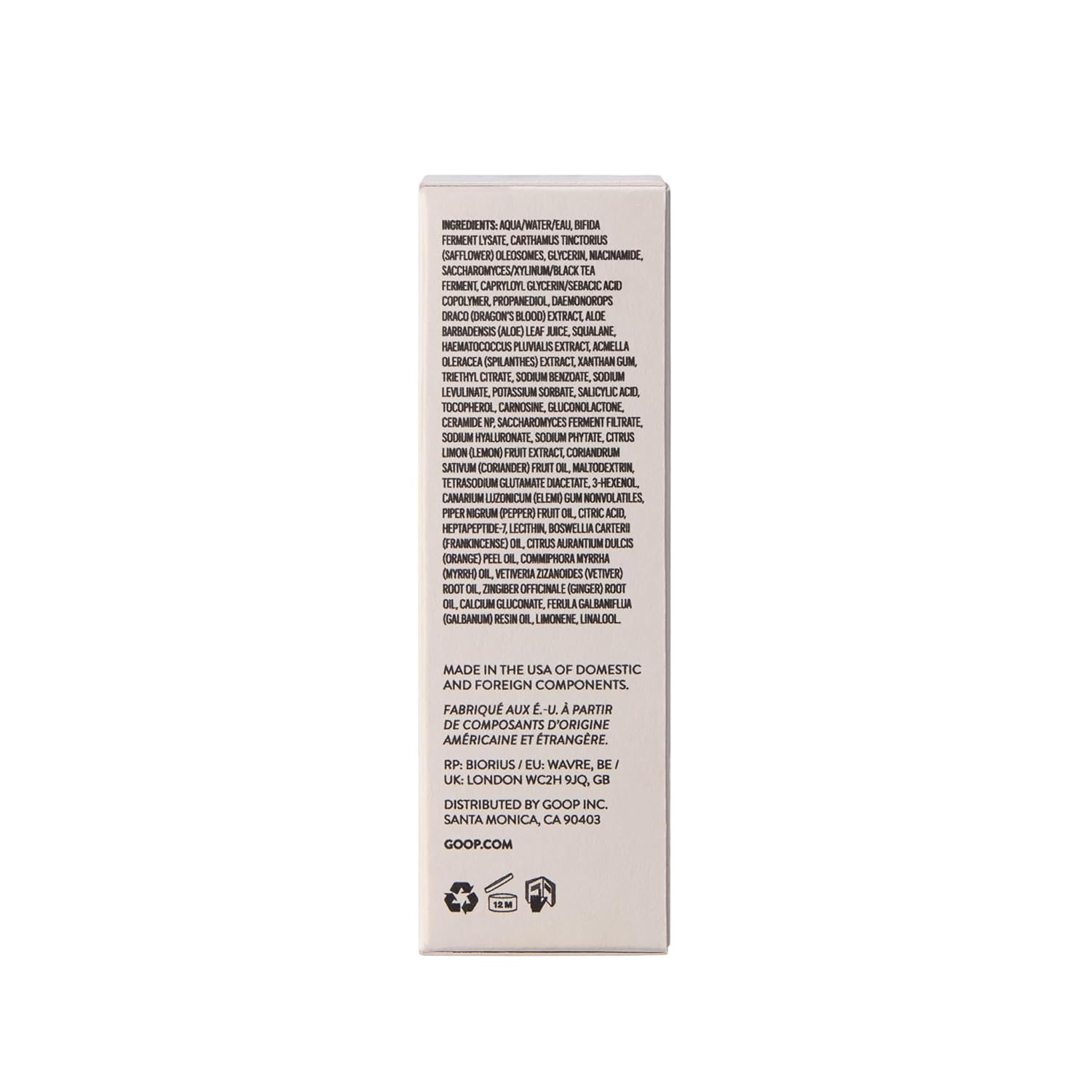 goop Beauty Peptide Serum | Reduces Fine Lines & Wrinkles | Peptides, Ceramides, & Niacinamide | Anti Aging Serum to Improve Firmness & Elasticity | Paraben Free | 1 fl oz
