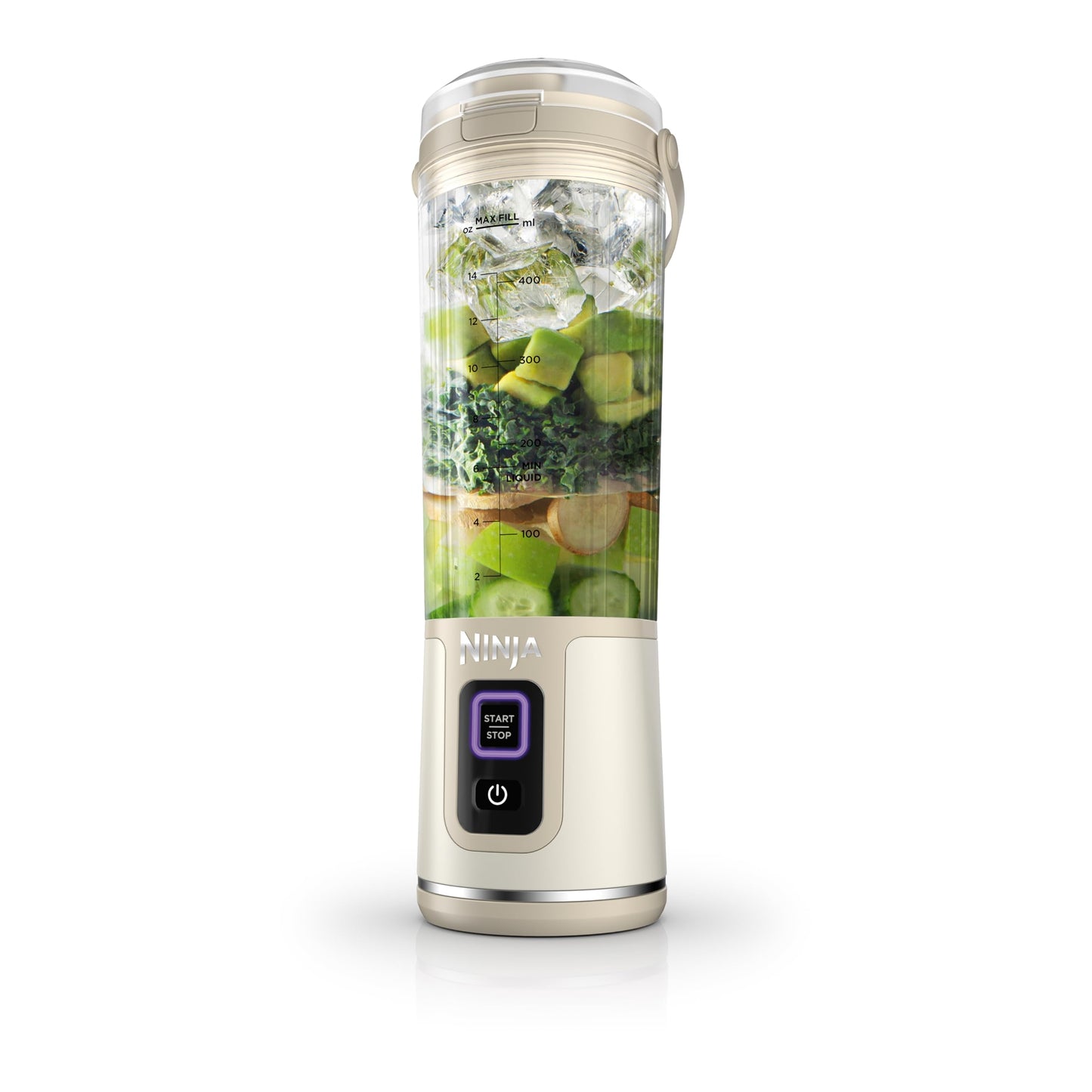 Ninja Blast Portable Blender | Cordless | 18-oz. Vessel | Personal Mixer for Shakes & Smoothies | BPA Free | Leakproof Lid & Sip Spout | USB-C Rechargeable | Dishwasher Safe Parts | Black | BC151BK
