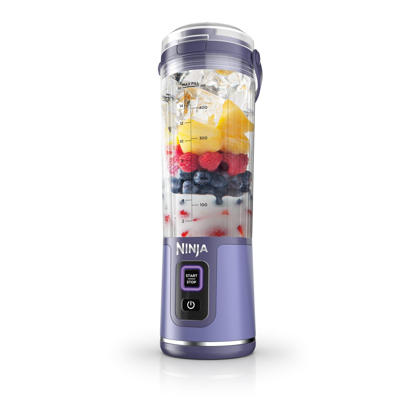 Ninja Blast Portable Blender | Cordless | 18-oz. Vessel | Personal Mixer for Shakes & Smoothies | BPA Free | Leakproof Lid & Sip Spout | USB-C Rechargeable | Dishwasher Safe Parts | Black | BC151BK