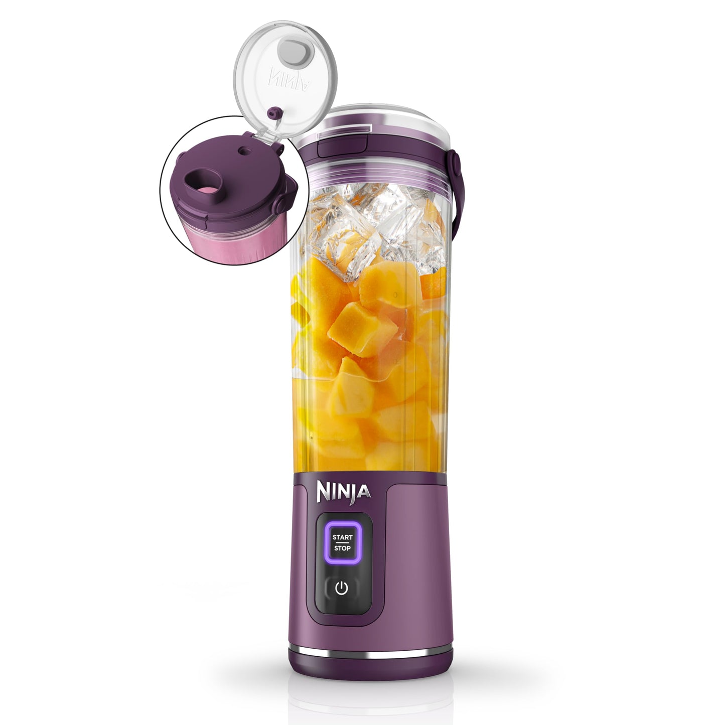 Ninja Blast Portable Blender | Cordless | 18-oz. Vessel | Personal Mixer for Shakes & Smoothies | BPA Free | Leakproof Lid & Sip Spout | USB-C Rechargeable | Dishwasher Safe Parts | Black | BC151BK