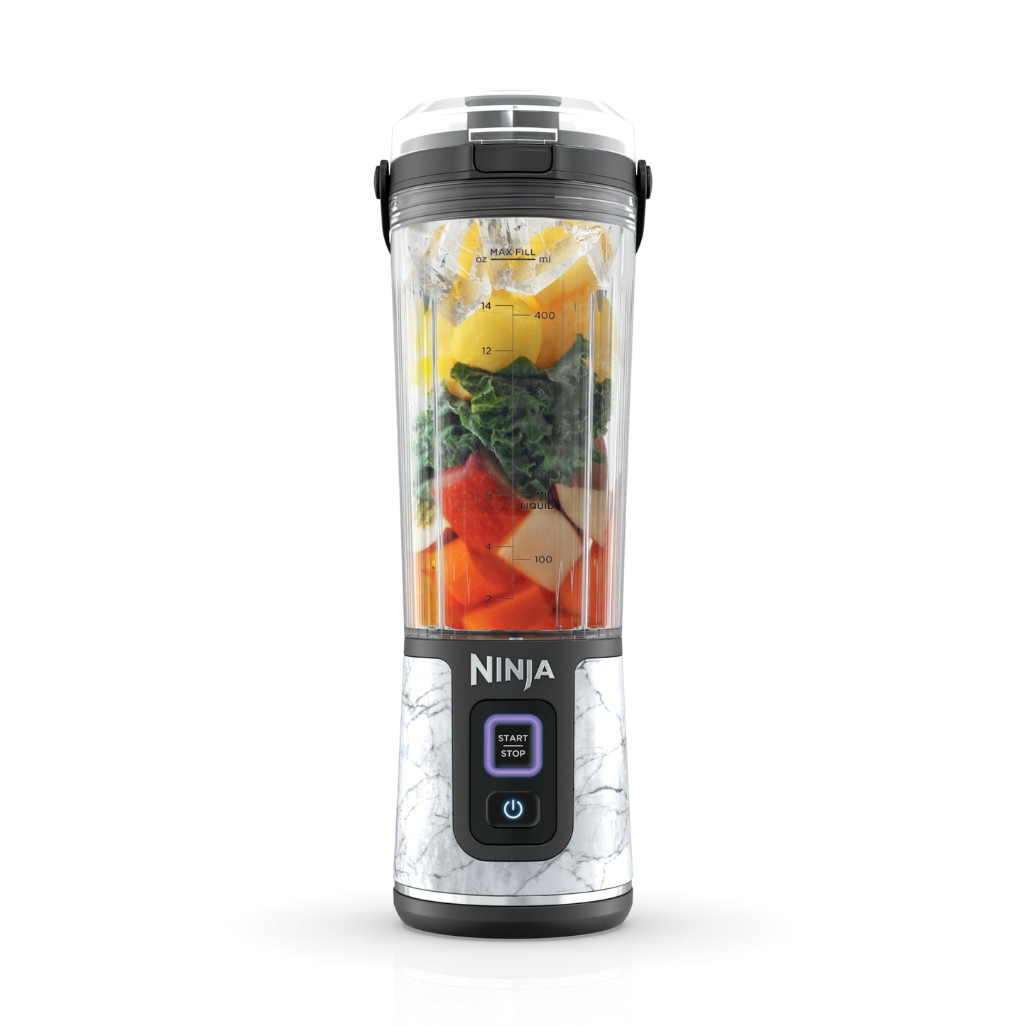 Ninja Blast Portable Blender | Cordless | 18-oz. Vessel | Personal Mixer for Shakes & Smoothies | BPA Free | Leakproof Lid & Sip Spout | USB-C Rechargeable | Dishwasher Safe Parts | Black | BC151BK