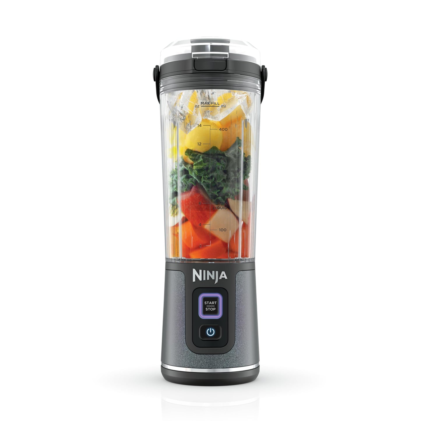 Ninja Blast Portable Blender | Cordless | 18-oz. Vessel | Personal Mixer for Shakes & Smoothies | BPA Free | Leakproof Lid & Sip Spout | USB-C Rechargeable | Dishwasher Safe Parts | Black | BC151BK
