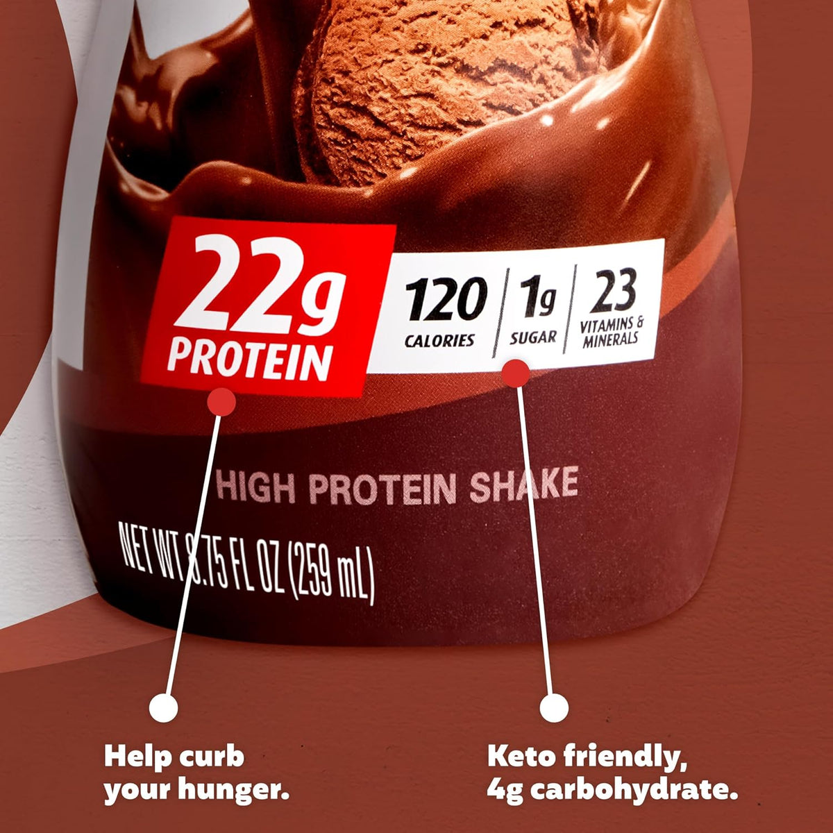 Premier Protein Shake MINIs Chocolate 22g Protein 120 Calories Pack of 12 & Premier Protein Shake Chocolate 30g Protein 24 Vitamins Minerals Nutrients Immune Health Pack of 12