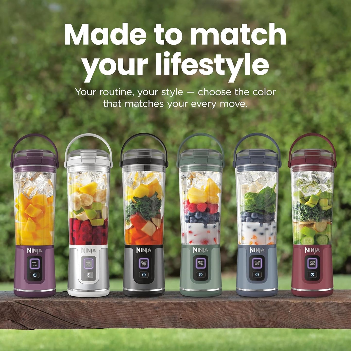 Ninja Blast Portable Blender | Cordless | 18-oz. Vessel | Personal Mixer for Shakes & Smoothies | BPA Free | Leakproof Lid & Sip Spout | USB-C Rechargeable | Dishwasher Safe Parts | Black | BC151BK